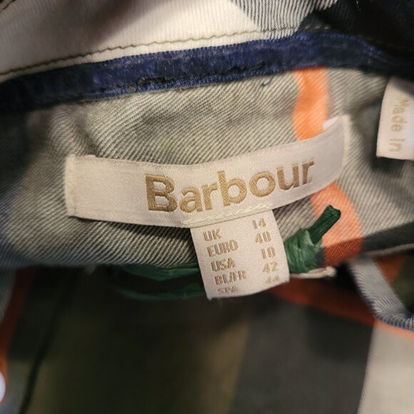 Barbour Moorland Check Tartan Relaxed Cotton Long Sleeve Button Down Shirt - Picture 7 of 13